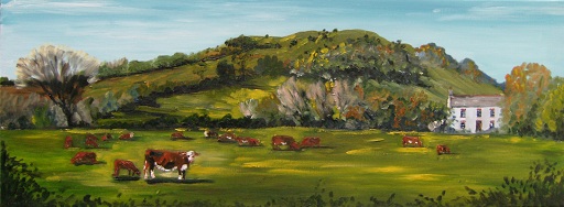Summer Meadow - Brent Knoll (Oil)