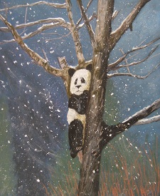 'Want to Come Down Now!' - Panda Up a Tree