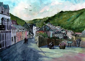The Ebb of the Day - Down Little Hill, Port Isaac, Cornwall