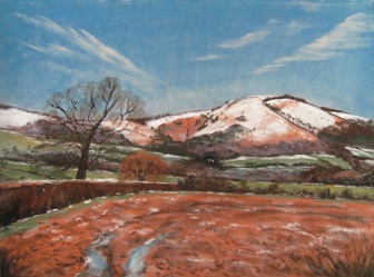 More to Come! - Snow on Will's Neck, as viewed from near Triscombe, The Quantock Hills, Somerset