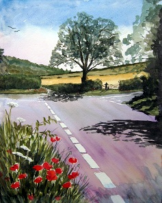 By the Way - Road to Sutton Mallet, the Polden Hills