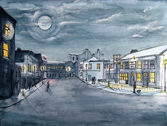 A Night On the Town! - Victoria Street, Burnham-on-Sea