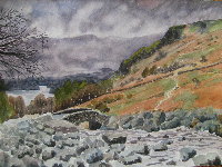 A Break In the Clouds - Borrowdale, Cumbria