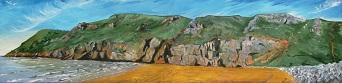 Brean Down Cove (Acrylic)