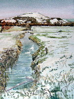 A Winter's Morning - Brent Knoll from Burnham