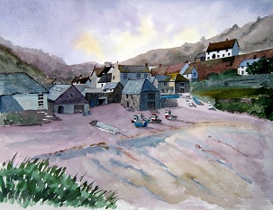 A Quiet Day at Cadgwith Cove, Cornwall