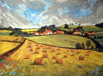 Cotton Reels - Hay Bales at Christon
