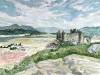 Scudding Clouds Over Harlech Bay, North Wales