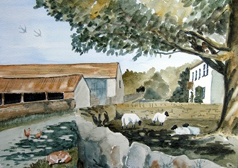 Afternoon Nap - Farm at Kingsweston with sheep