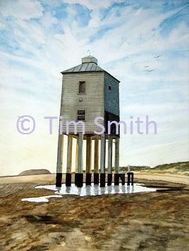 As the Sun Goes Down - the Low Lighthouse, Burnham-on-Sea