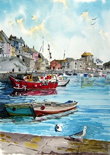 Quiet Harbour - Mevagissey, Cornwall