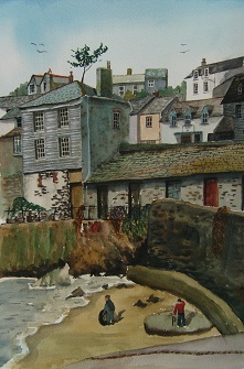 Messing Around by the Lobster Sheds, Port Isaac, Cornwall