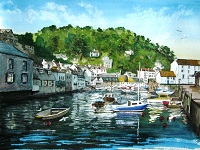 Evening Over Polperro, Cornwall
