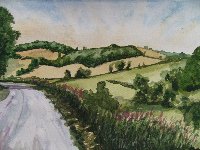 Quantock Hills In Summer, Above Kingston