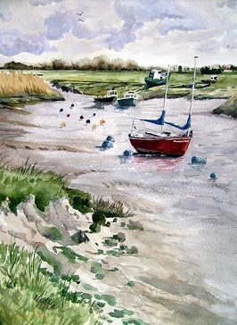 Turn of the Tide - Yacht On the River Brue, Burnham