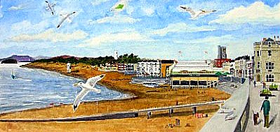On the Breeze - Burnham's Esplanade and beach