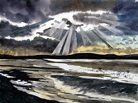 In to Roost - The Bay Toward the Quantocks