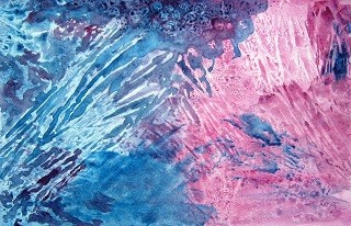 Surf & Turf - Waves On Rocks - Abstract Style