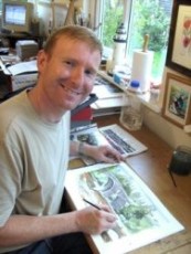 Tim in his studio